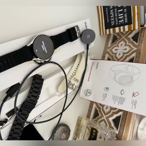 Samsung Black and Silver Smartwatch